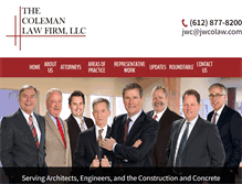 Tablet Screenshot of jwcolaw.com